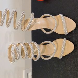 Rhinestone heels